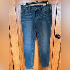 NWT PRANA London Organic Cotton Reg Inseam Skinny Jeans Size 12/31,Heritage Wash